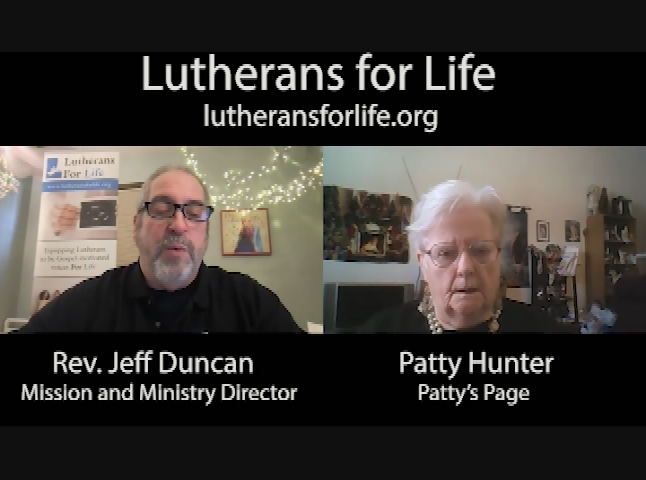 Patty's Page - Rev.Jeff Duncan, Lutherans for Life
