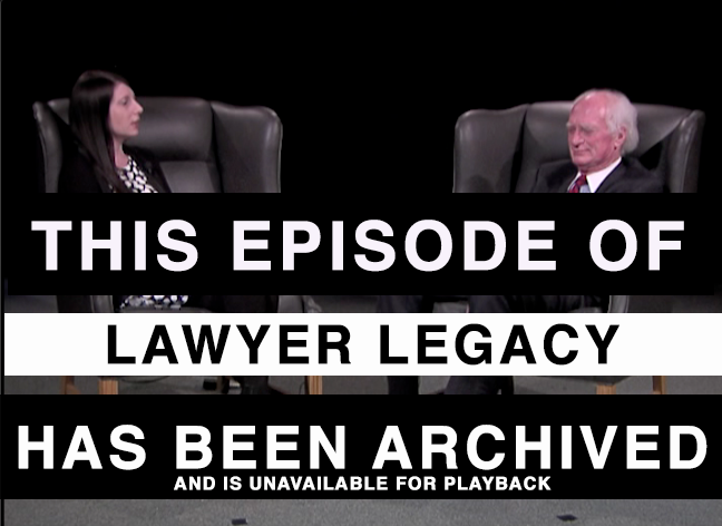 Lawyer Legacy: Robert Kabisch