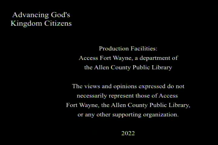 Advancing God's Kingdom Citizens - The Gospel of the Kingdom pt 1