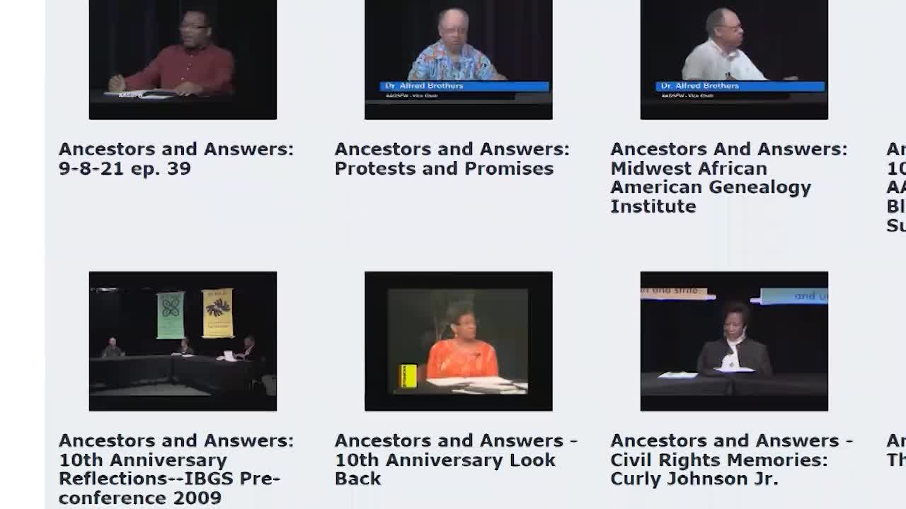 Ancestors and Answers: 5th Day PROMO