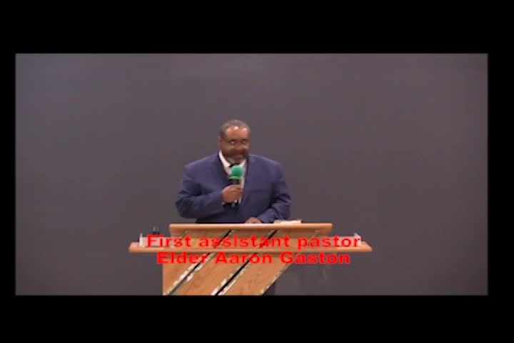 Old Landmark - First assistant pastor Elder Aaron Gaston