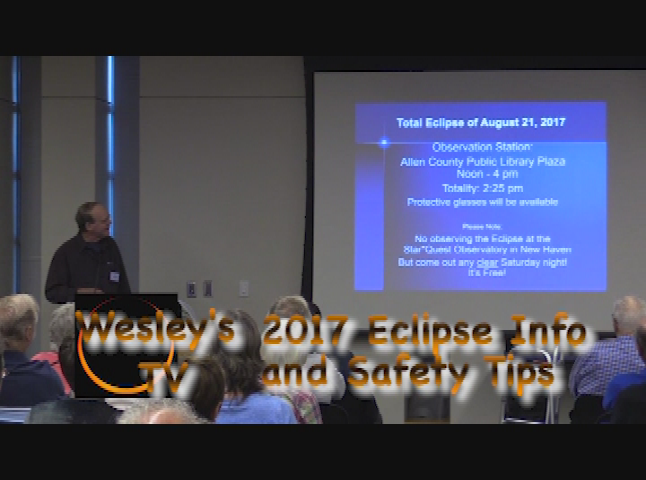 Wesley's TV: 2017 Eclipse Info and Safety Tips