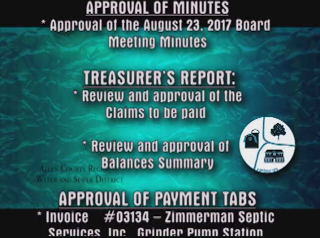 County Water and Sewers 9-27