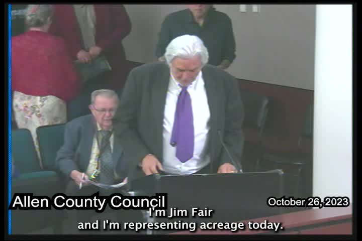 Navigate to Allen County Council 10-26-23