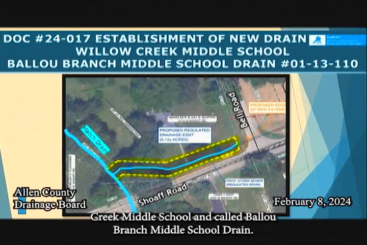 Navigate to Allen County Drainage Board 2-8-24