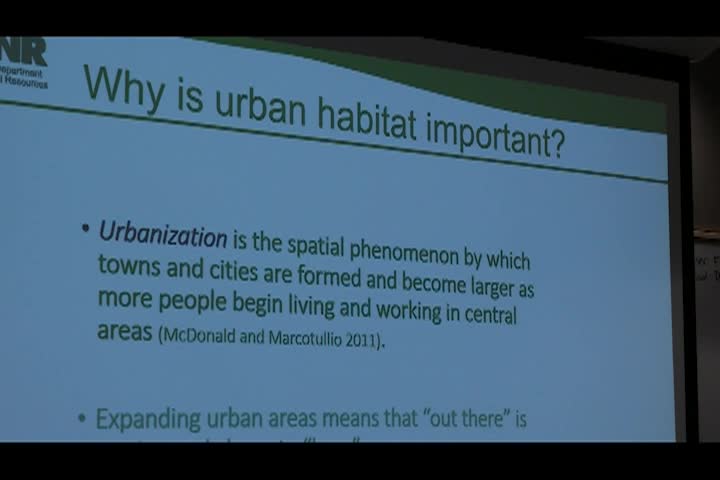 Navigate to Living Green on a Blue Planet - Urban Wildlife