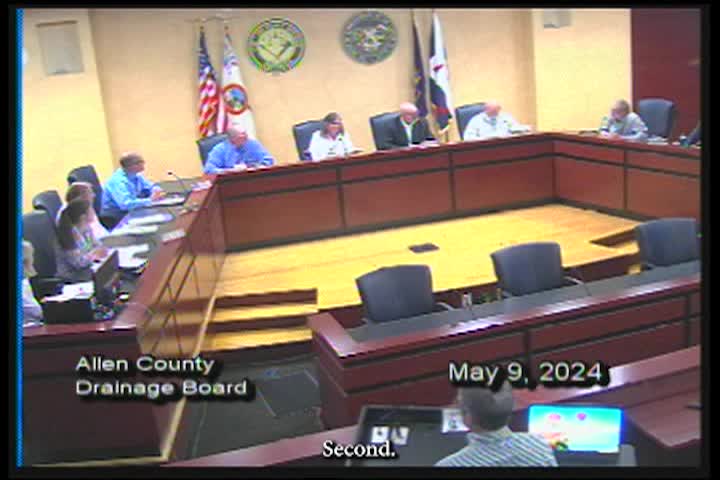 Navigate to Allen County Drainage Board 5-9-24