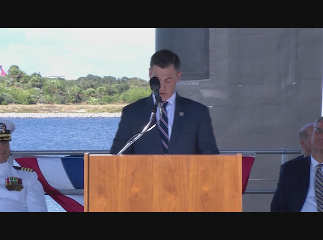 USS Indiana Commissioning