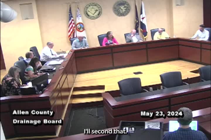 Navigate to Allen County Drainage Board 5-23-24