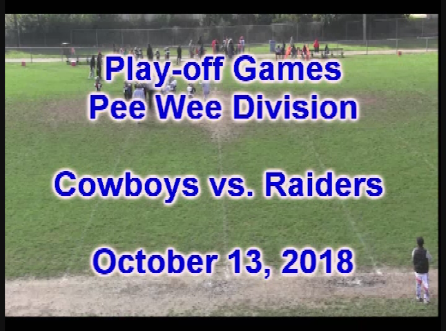 Metro Youth Sports Inc.: Playoff--Cowboys vs. Raiders