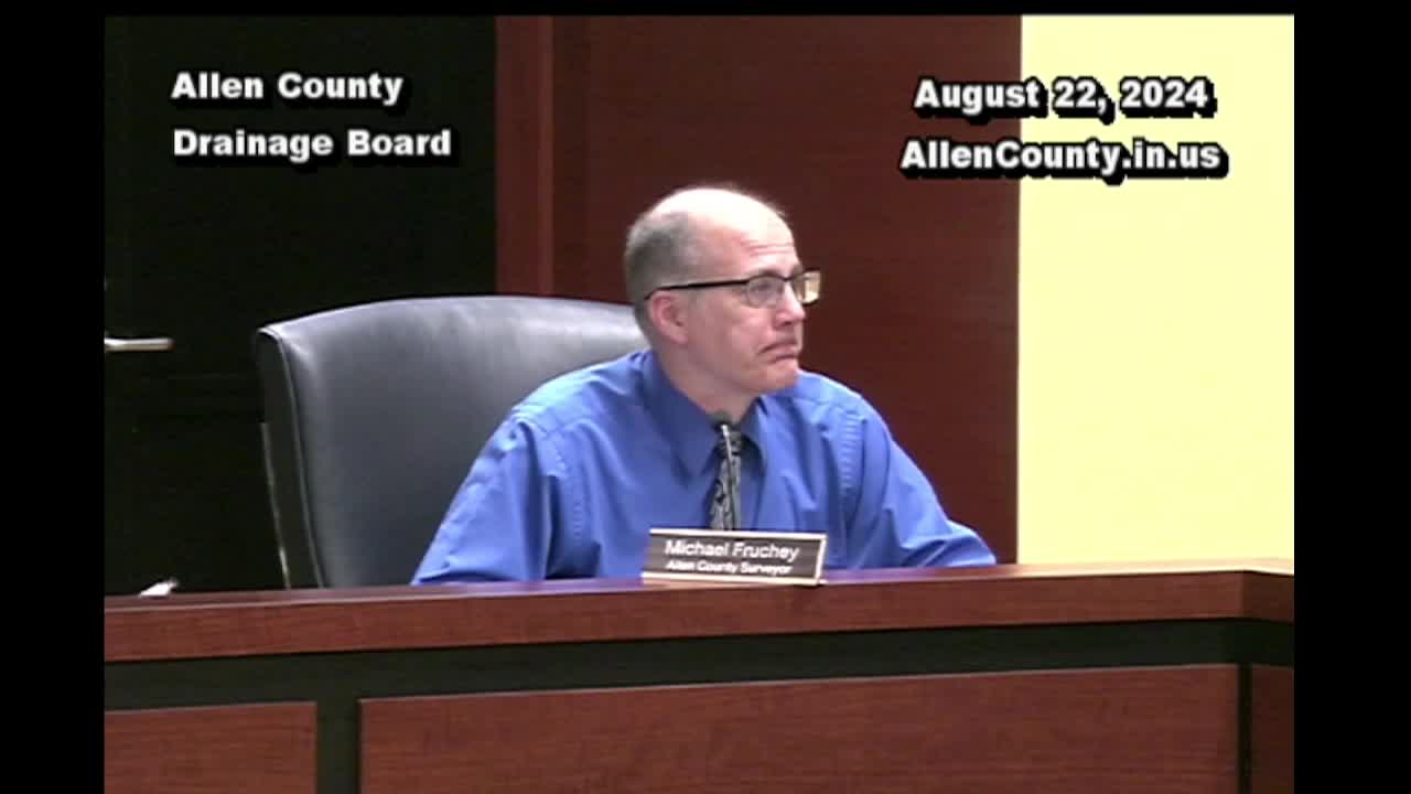 Navigate to Allen County Drainage Board August 22nd 2024