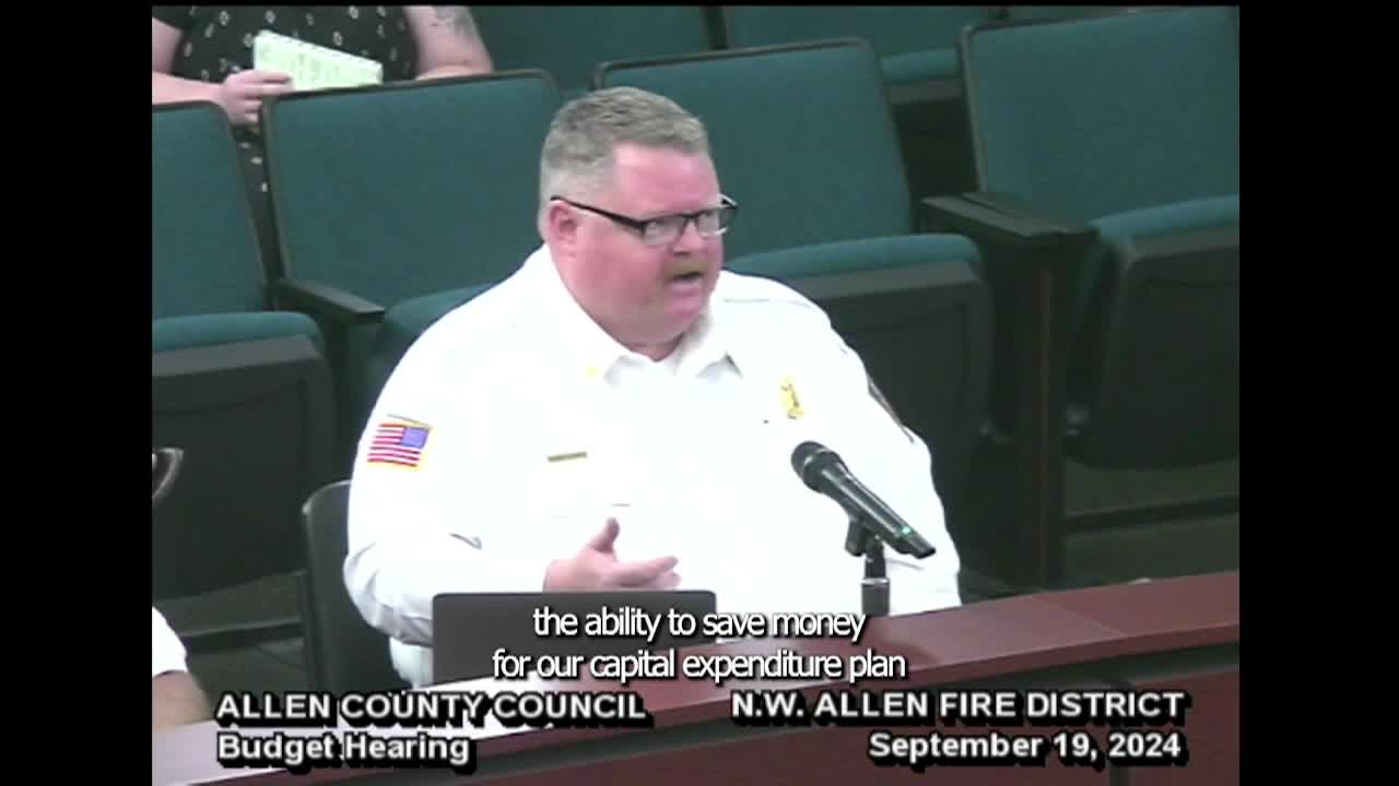Navigate to Allen County Council - Budget part 2 Sept. 19th, 2024