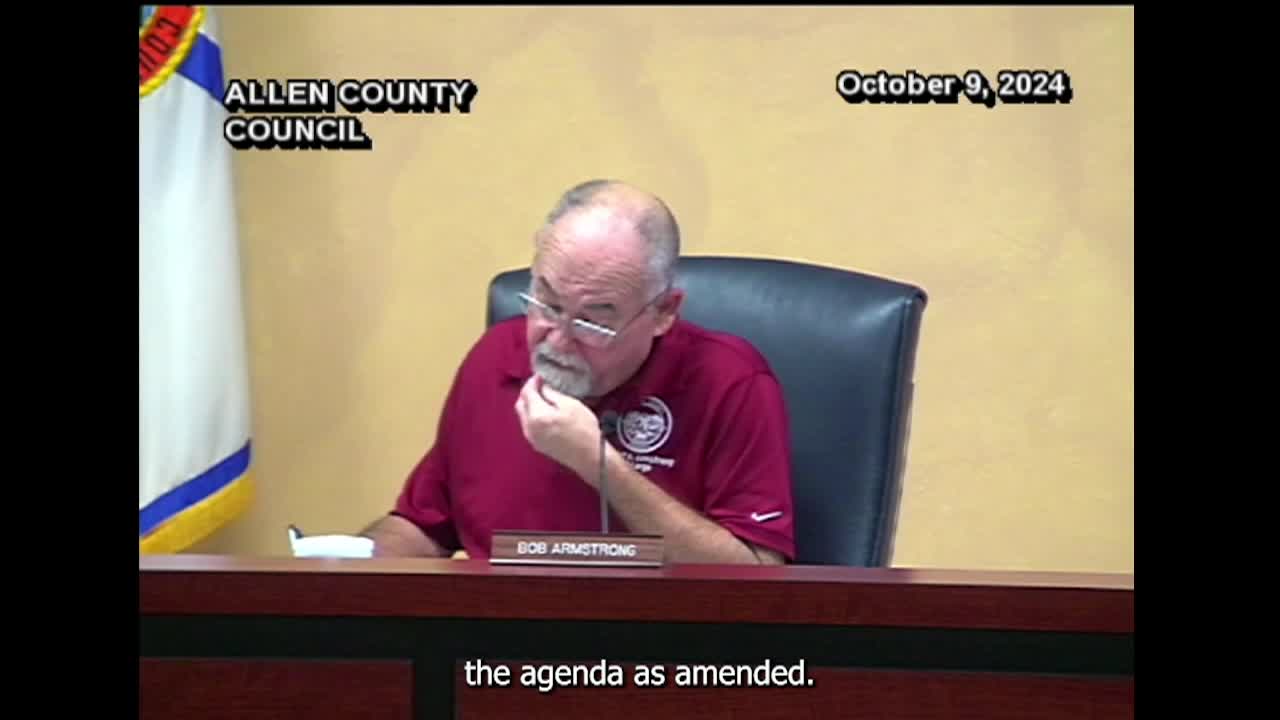 Navigate to Allen County Council - Oct. 9th, 2024