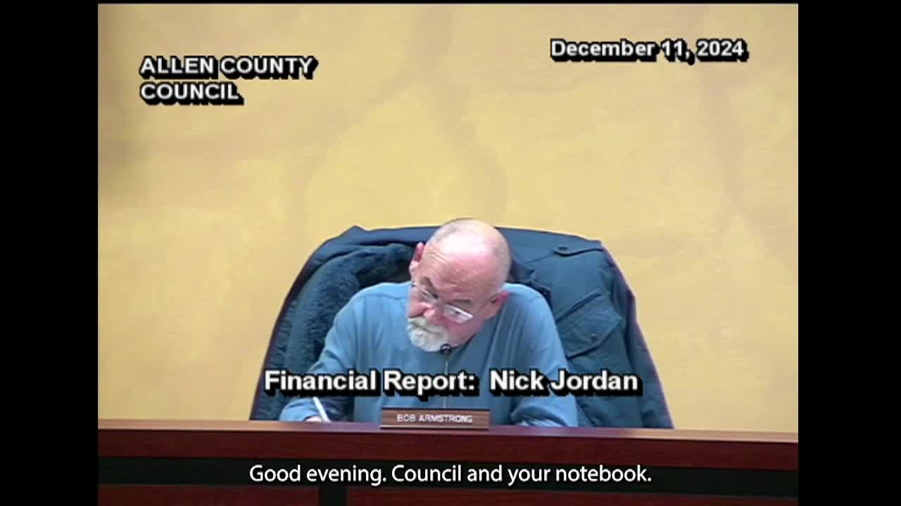 Navigate to Allen County Council - Dec. 11th, 2024