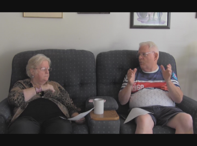 Patty's Page: David and Barbara Bush