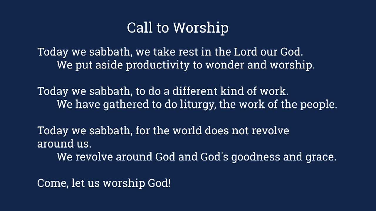 Worship with First Pres - 2025-07-20-English Service