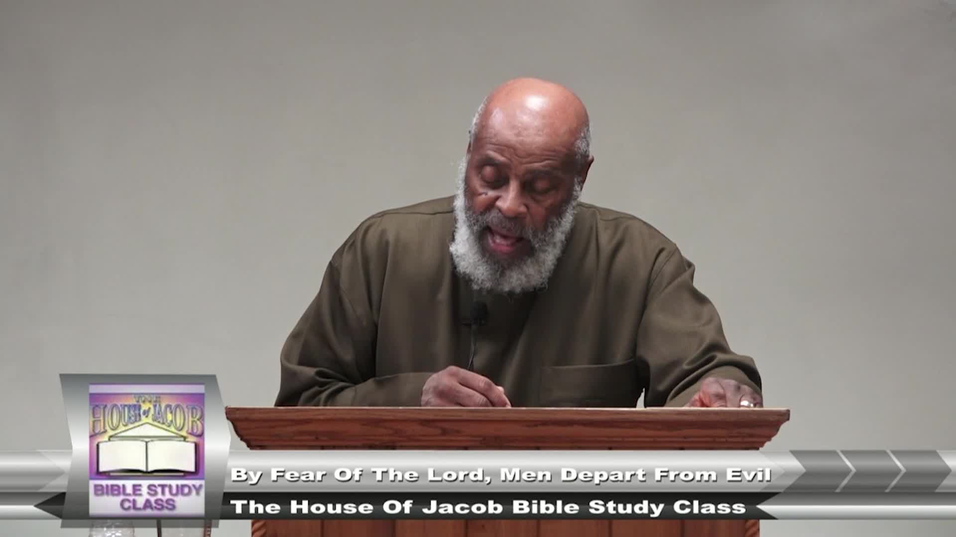 THE WORD OF TRUTH - By the fear of the Lord, men depart from evil