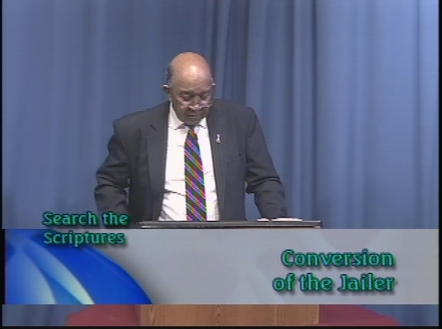 Search the Scriptures:  Conversion of the Jailer